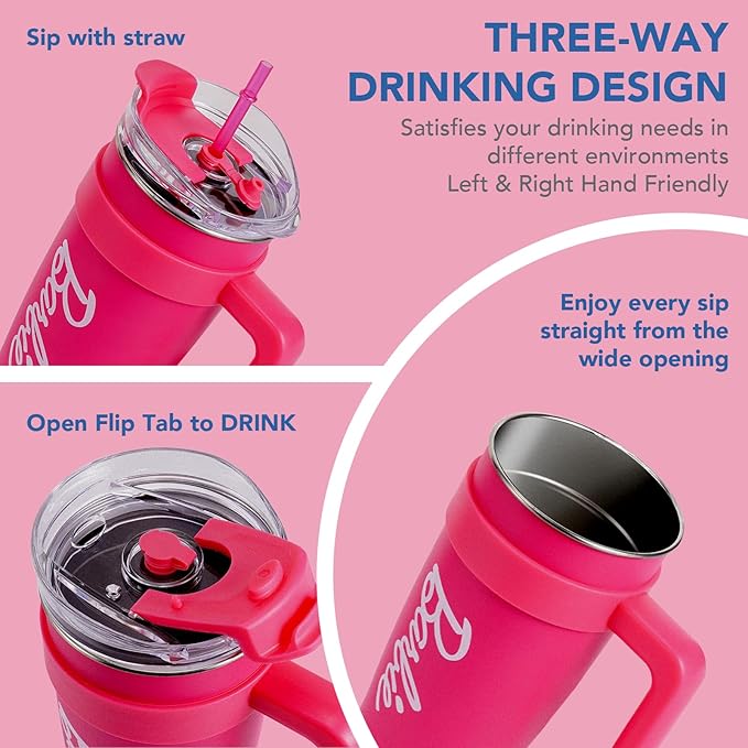 Stanley × Barbie Collection – 1600 mL Steel Cup with Straw (Original)