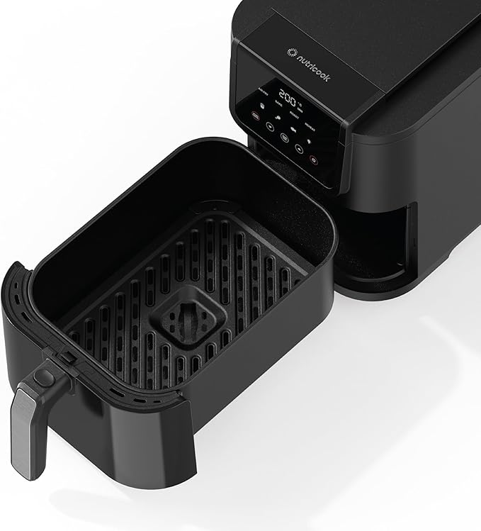 Nutricook Slim Air Fryer โ 5 Presets + Clear Window