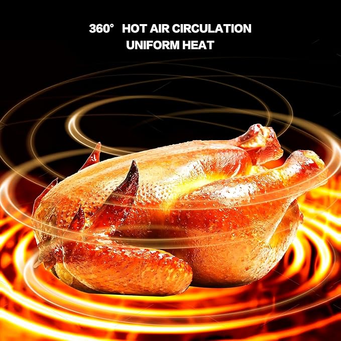 Premium Digital Air Fryer โ 6L, 8-in-1, Touch Display