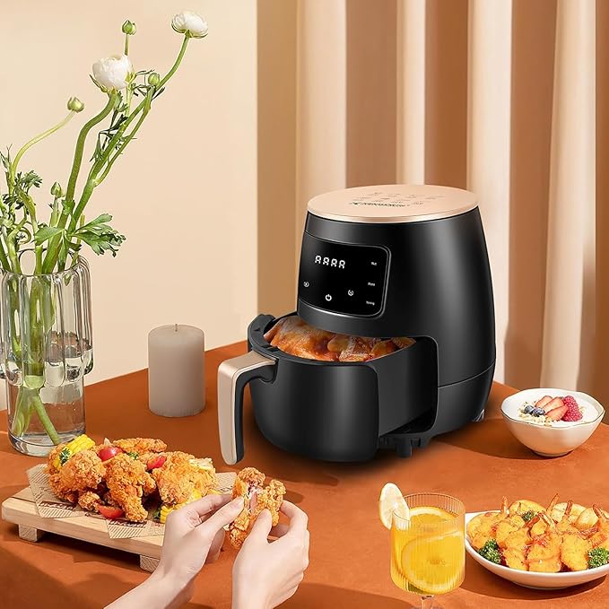 Premium Digital Air Fryer โ 6L, 8-in-1, Touch Display