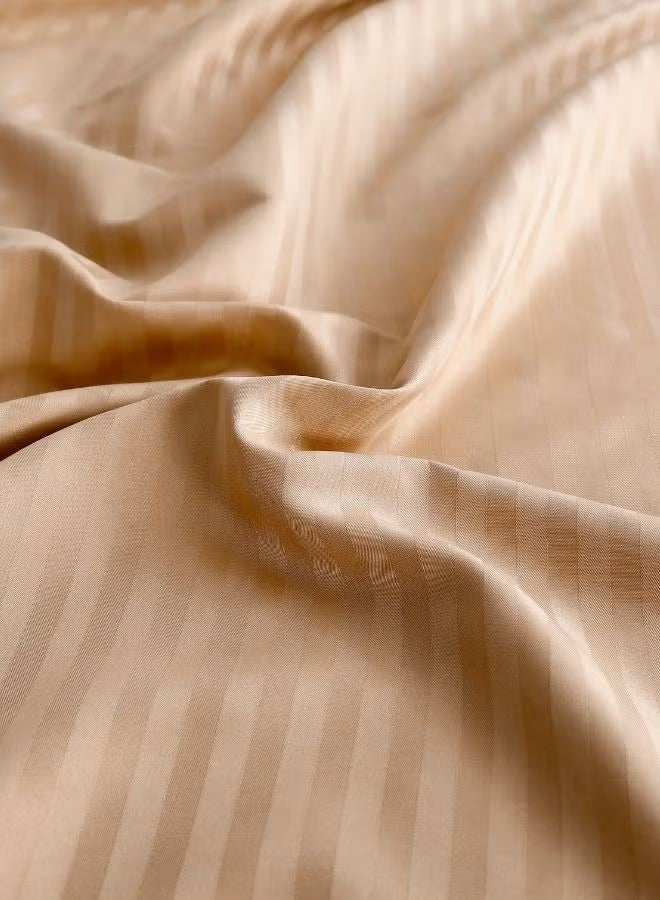 Premium King Size 6-Piece Bedding Set - Golden Brown