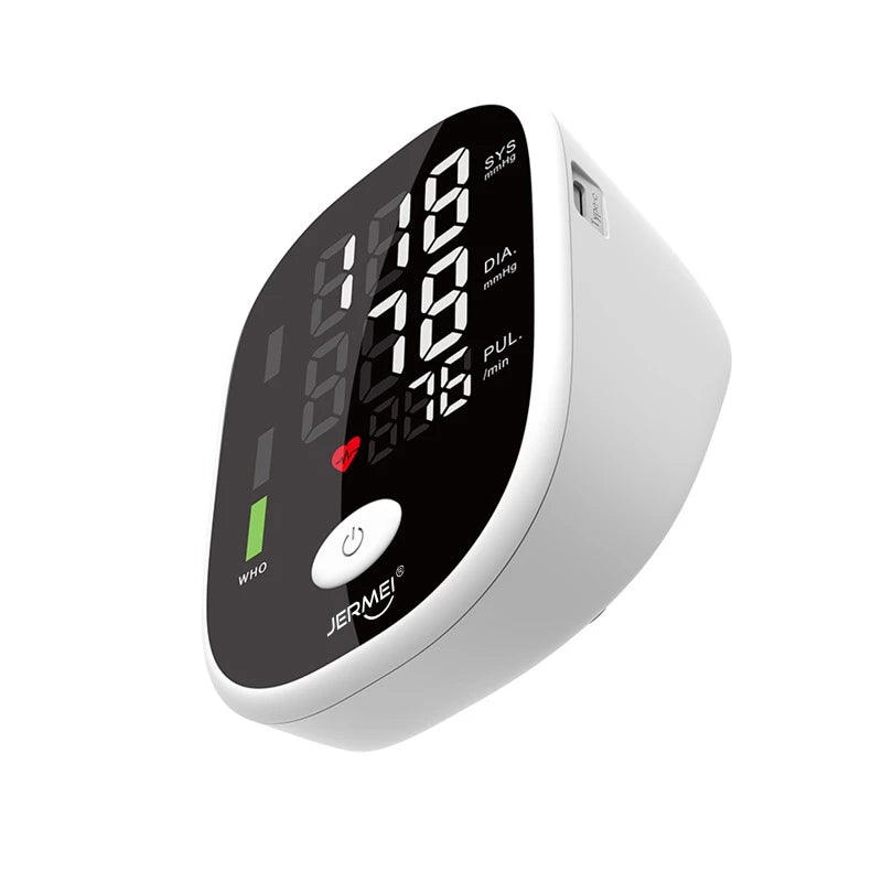 Electronic Blood Pressure Monitor with Large Cuff – Smart Microcomputer Chip, Accurate & Easy to Use