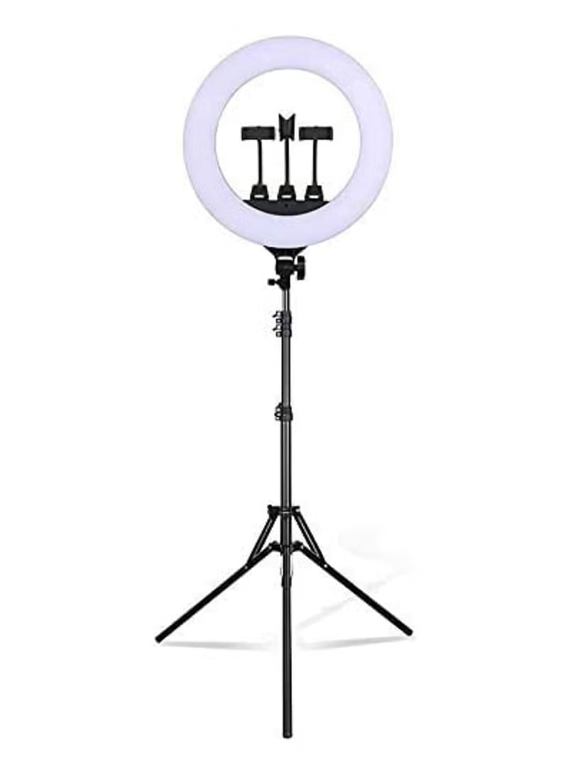 Professional LED Ring Light 21” RL-21 with Remote Control, Tripod & Triple Phone Holder – Perfect Lighting for Photo, Video & Live Streaming
