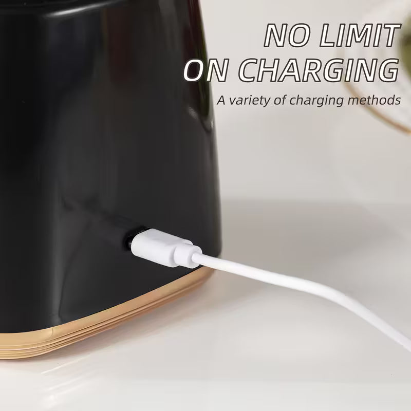 Portable Blender – USB Rechargeable Smoothie Maker with Stainless Steel Blades