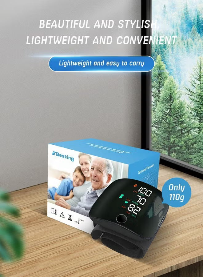 Blood Pressure Monitor Dual Users x99 Readings – Voice-Enabled LCD Display | Automatic