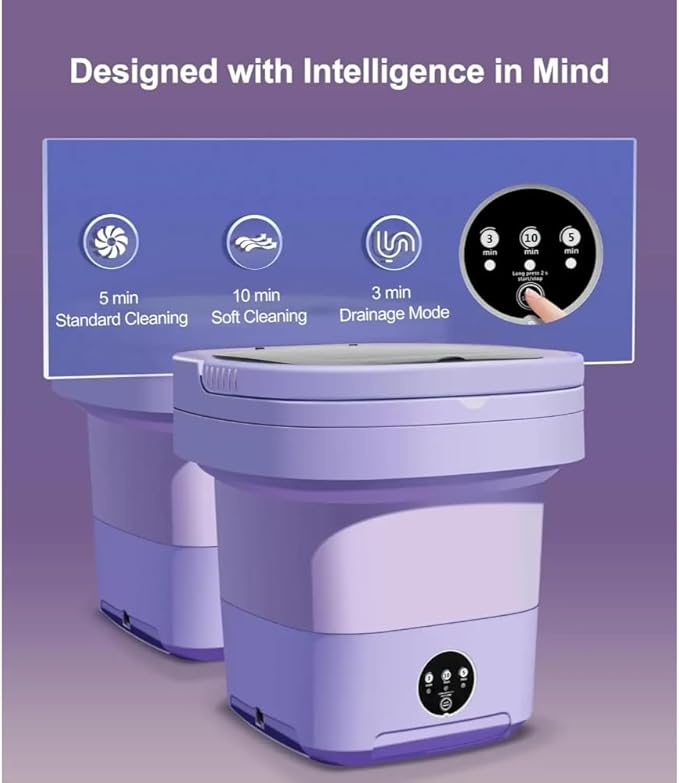 Automatic Mini Washing Machine & Dryer 13L