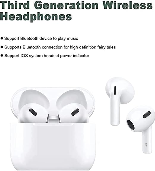Wireless Earbuds, 3rd Generation, Lightning Charging Case