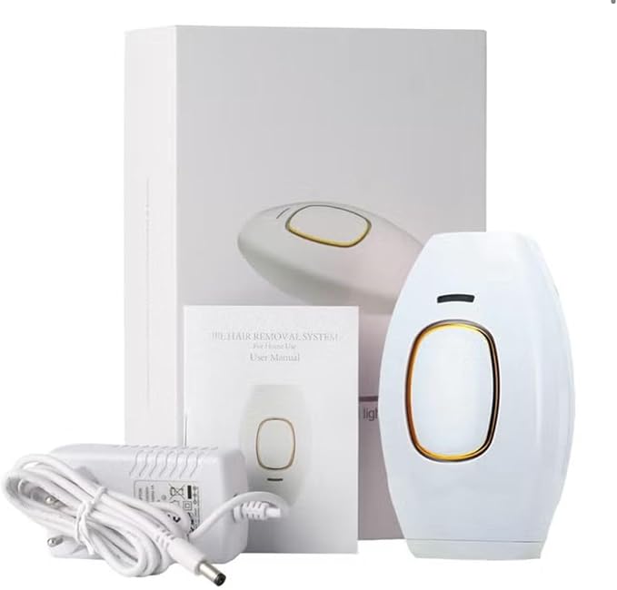 Home IPL Hair Removal Device - Professional Permanent Hair Reduction with 500,000 Flashes, Wireless & Lightweight