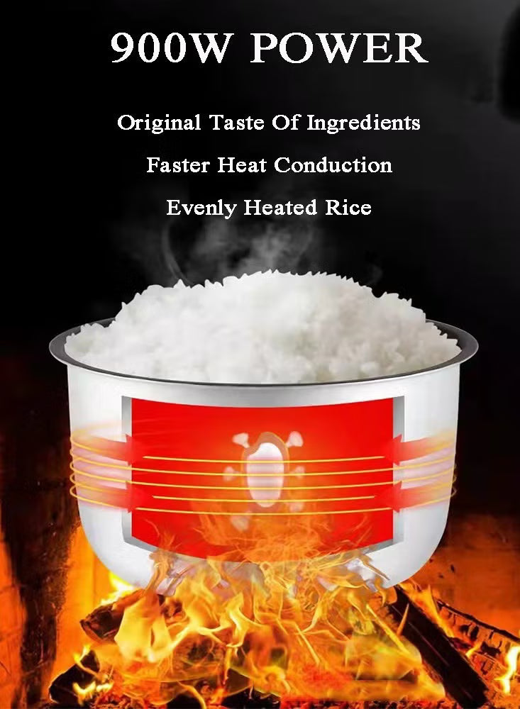 Programmable Electric Rice Cooker 5 L – Multi-Function Cooker for Perfect Rice & Meals