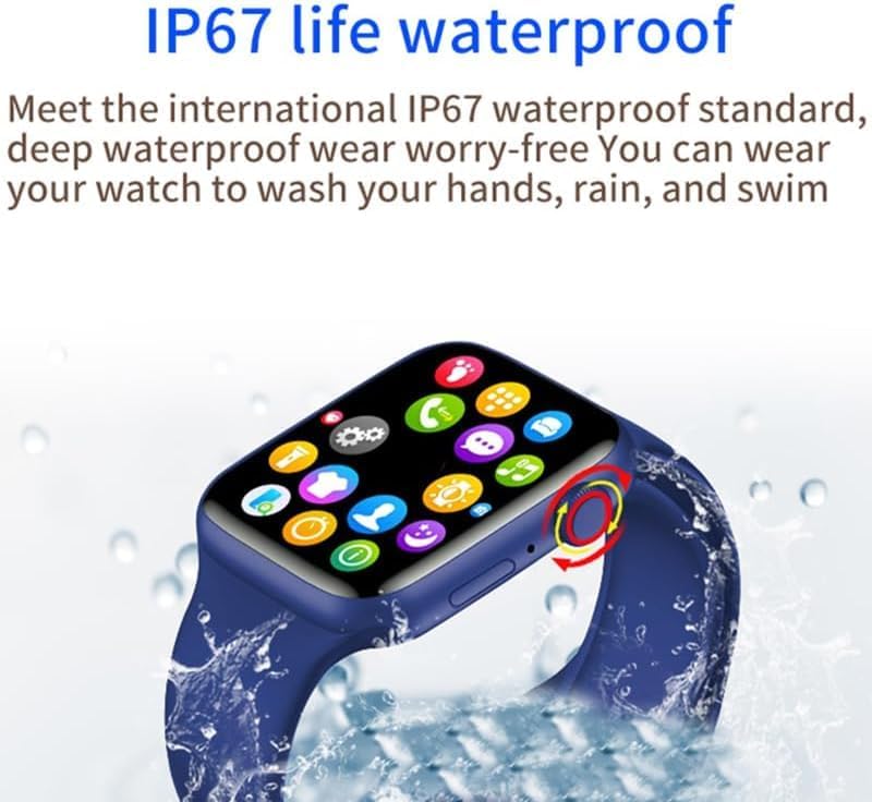 Unisex Smart Watch – Fitness Tracker, Heart Rate, BP, Sleep Monitor