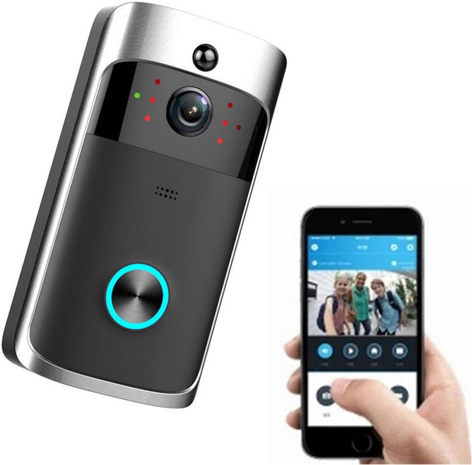 Wireless Doorbell with Intercom & Remote Unlock – Smart Home Security