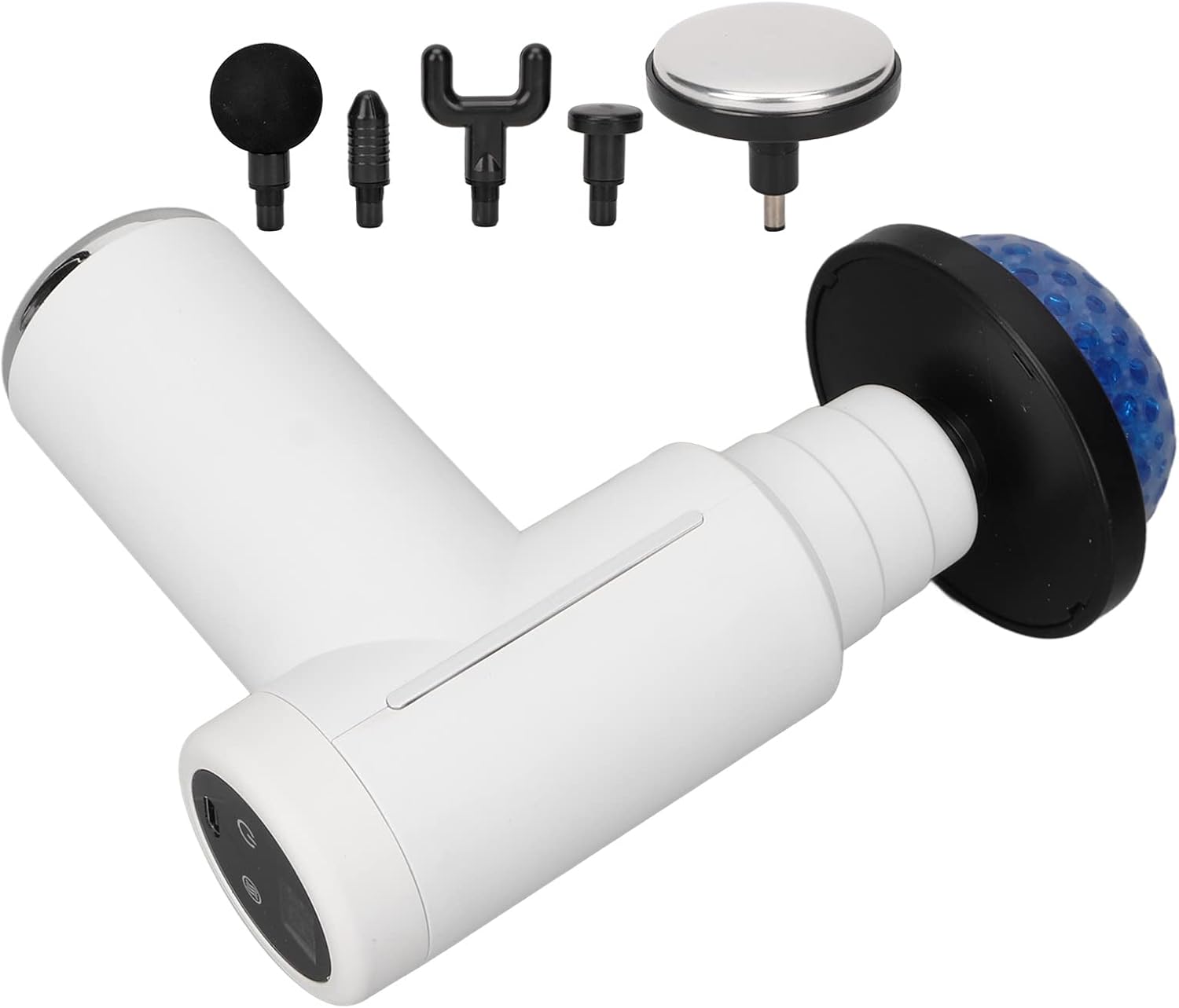 Hot & Cold Therapy Massage Gun – Deep Tissue Percussion Massager with Heat & Cold Attachments