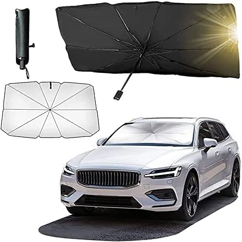 Set of 2 Windshield Umbrella Sunshades – UV Protection for Cars & SUVs