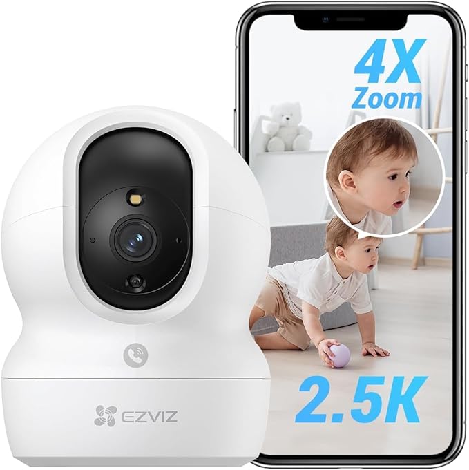 Original Alexa & Google C6N 2K Smart WiFi Camera –4MP Indoor Security, Night Vision & Motion Tracking