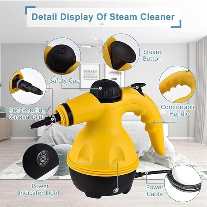 High Pressure Steam Cleaner – 1200W, Portable Handheld