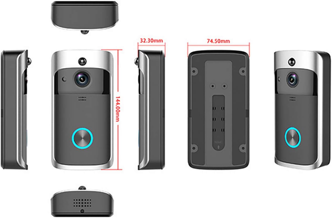 Wireless Doorbell with Intercom & Remote Unlock – Smart Home Security