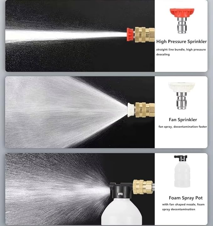 Portable Car Wash Machine – 68V, Foam & Hose Included