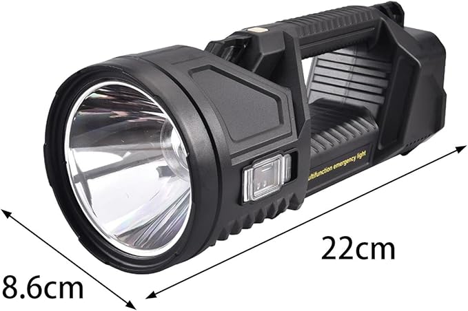 Camping Searchlight LED - Super Bright LED Flashlight Handheld Flashlight Searchlight High Lumens
