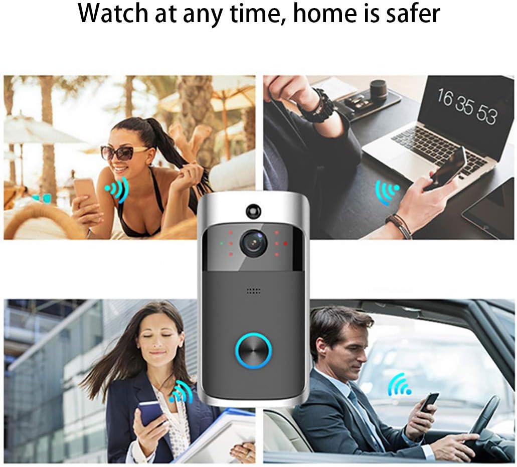 Wireless Doorbell with Intercom & Remote Unlock – Smart Home Security