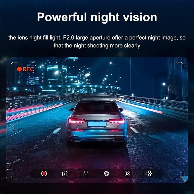 Black Box Super HD 1296P Car Dash Camera – G-Sensor, Parking Mode, Loop Recording