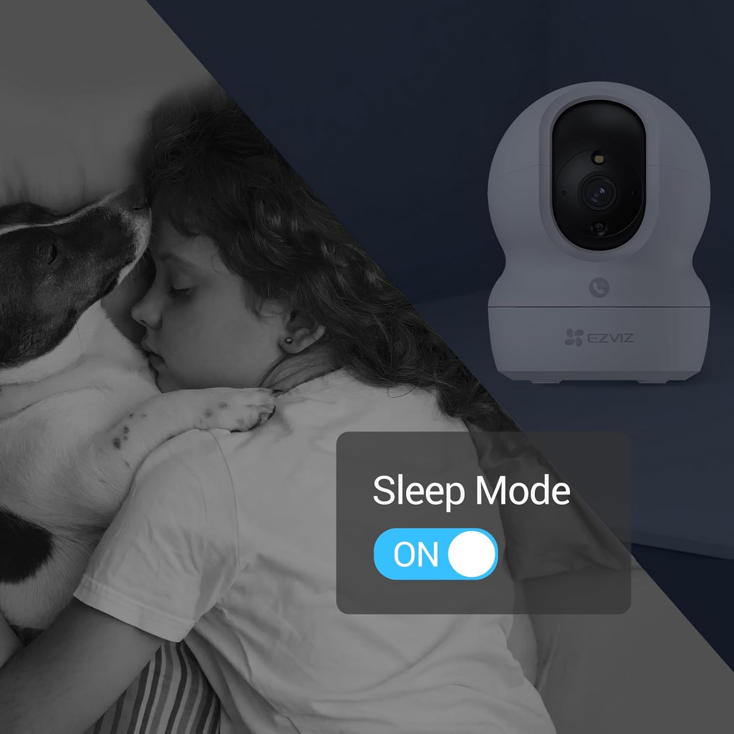 Original Alexa & Google C6N 2K Smart WiFi Camera –4MP Indoor Security, Night Vision & Motion Tracking