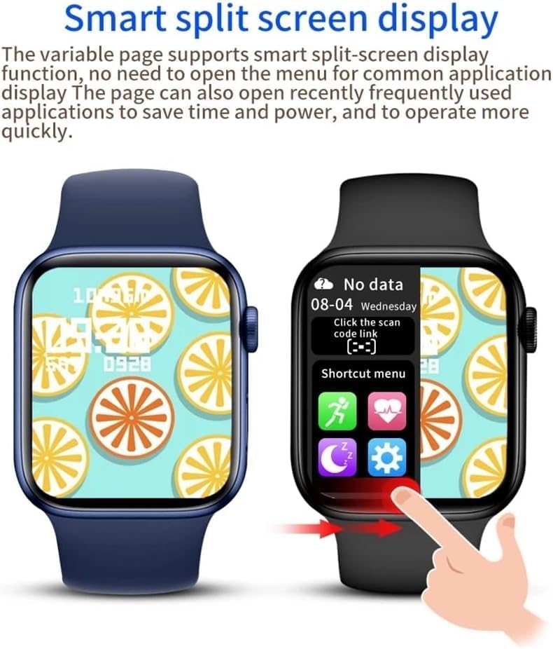 Unisex Smart Watch – Fitness Tracker, Heart Rate, BP, Sleep Monitor