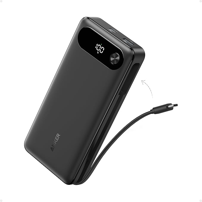 Anker Portable Charger 20K – High-Speed 87W for MacBook, iPhone & More