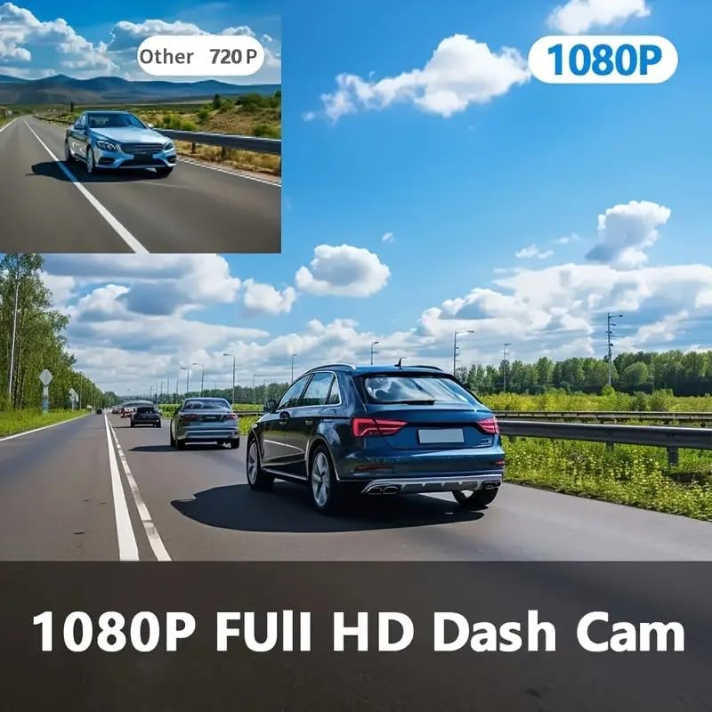 Black Box Super HD 1296P Car Dash Camera – G-Sensor, Parking Mode, Loop Recording