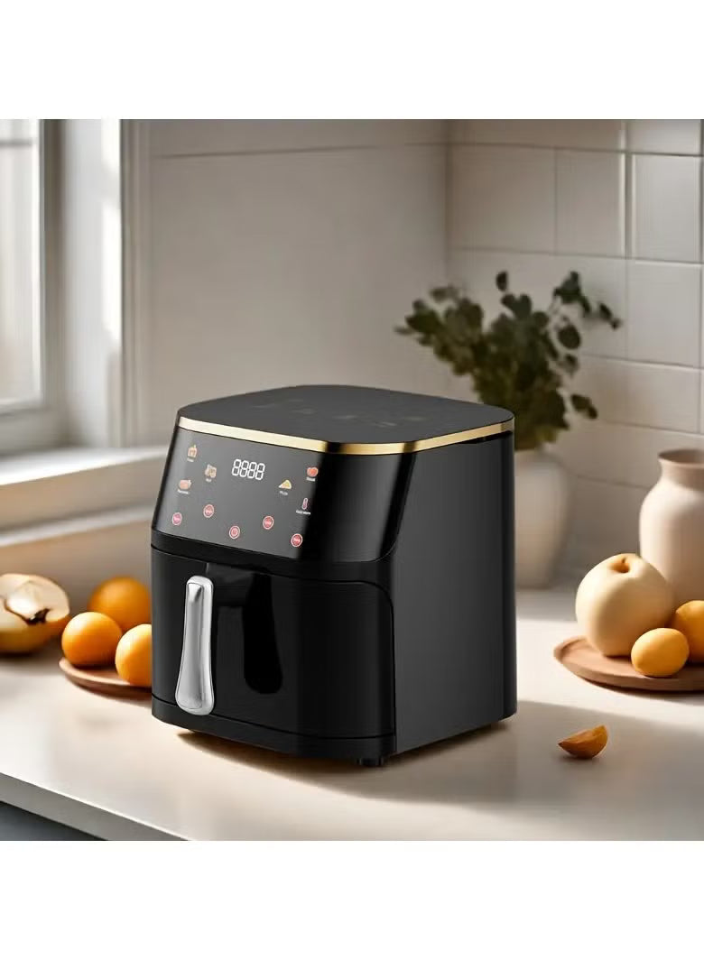 13.5 L Electric Air Fryer – Multi-Functional Large Capacity Cooker with Adjustable Temperature & Plug Converter