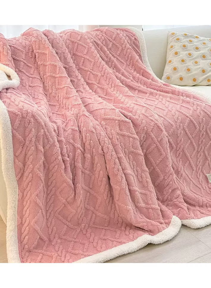 Double-Layer Ultra-Soft Blanket – Pink