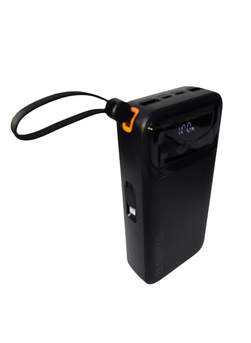 Power Bank 20,000mAh – 22.5W Fast Charge, 4 USB + 2 Type-C, Digital Display
