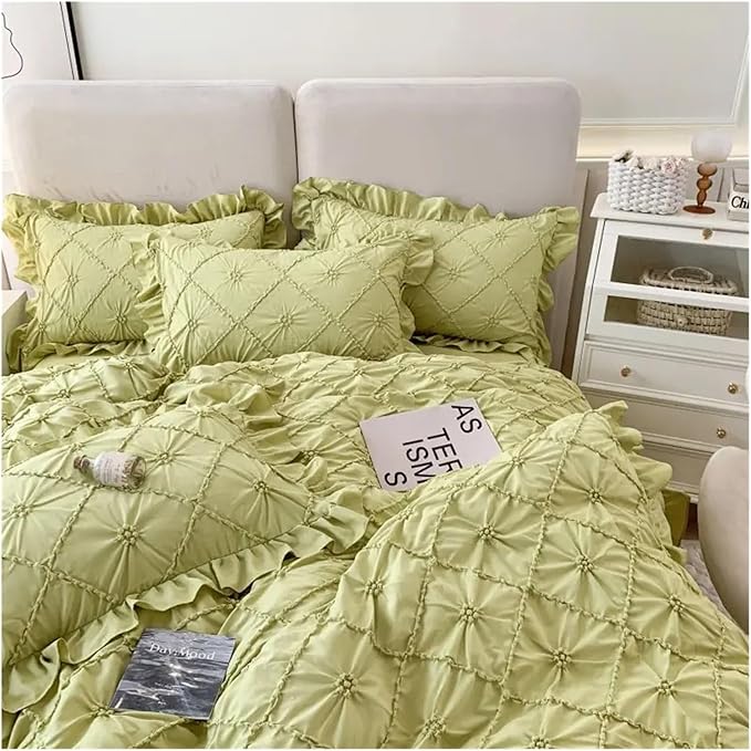 Luxury 6-Piece Bedding Set | 100% Premium Cotton - Green