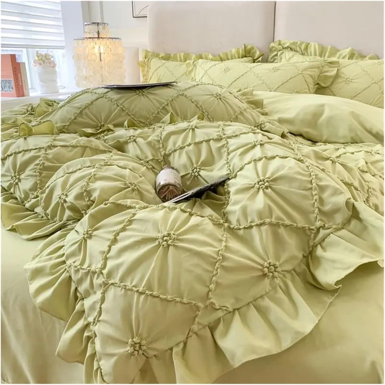 Luxury 6-Piece Bedding Set | 100% Premium Cotton - Green