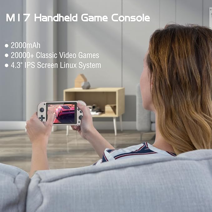 Azonee M17 Retro Handheld Game Console - 4.3