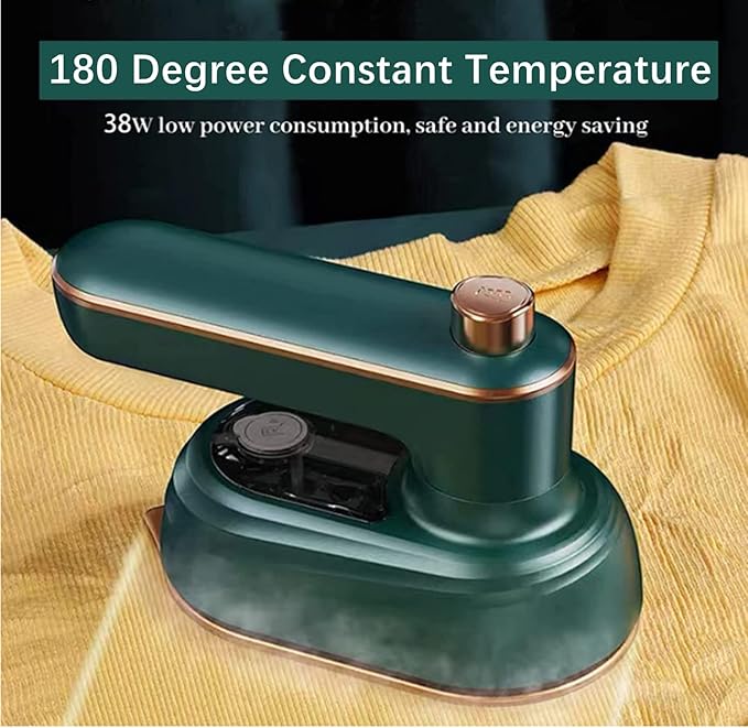 Mini Travel Iron — Portable Steamer for Clothes + Surprise Gift 🎁