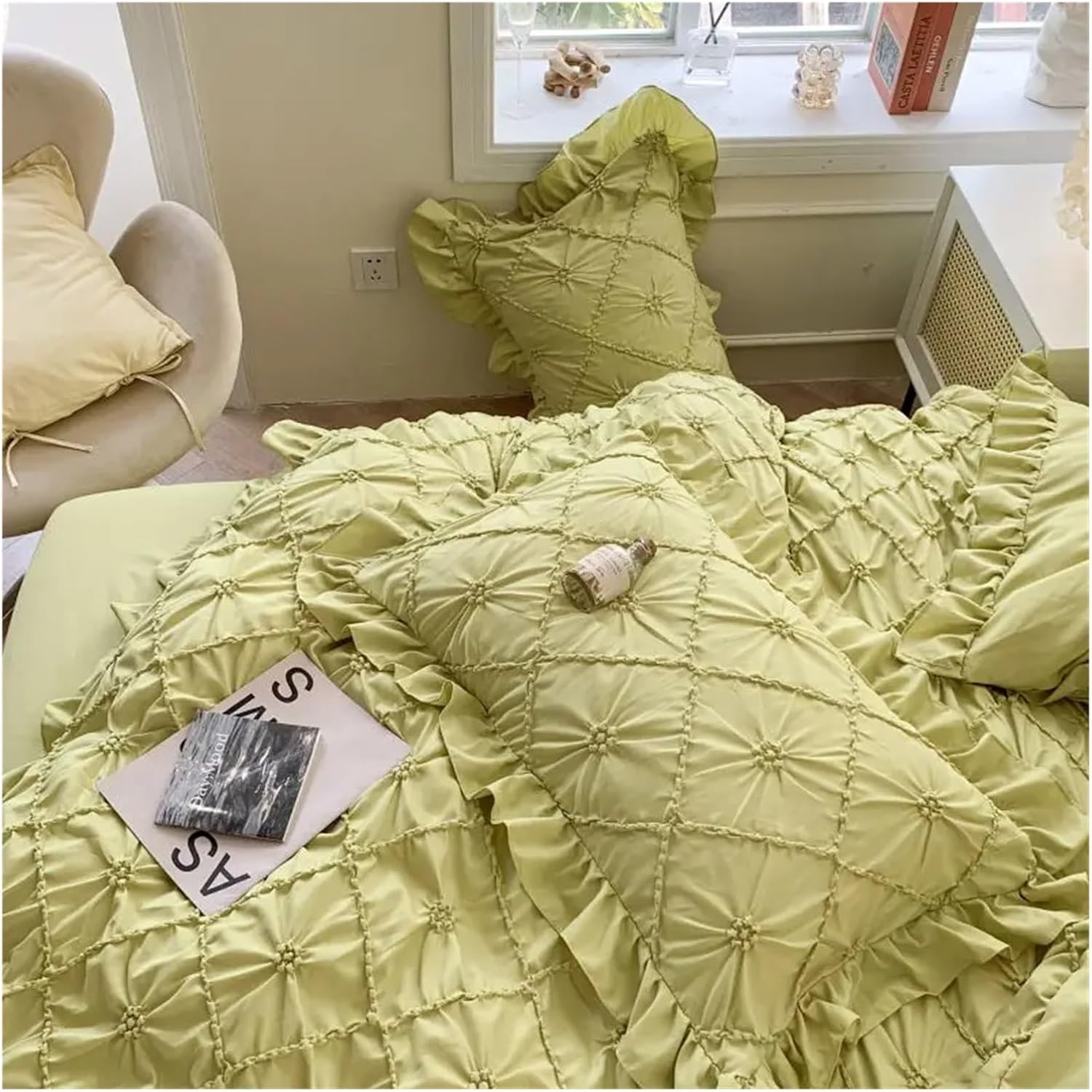 Luxury 6-Piece Bedding Set | 100% Premium Cotton - Green