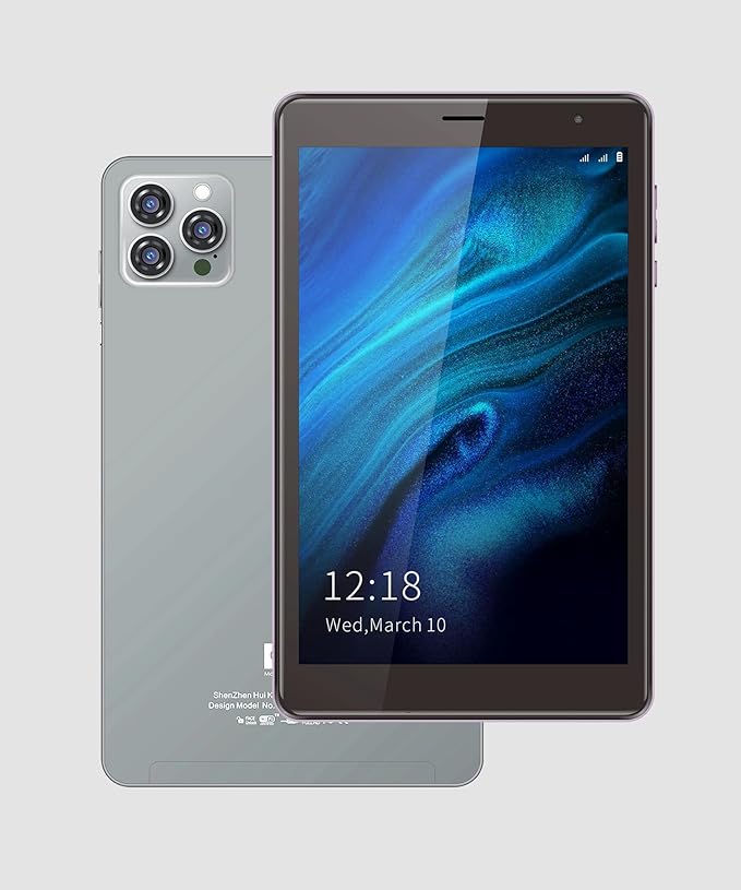C idea 5G Android Tablet CM813 Pro - 8 Inch Zoom Supported Smart Tab with Quad Core CPU,Bluetooth,Wifi,Silicon Protective Case cover and Many Gift (Grey)
