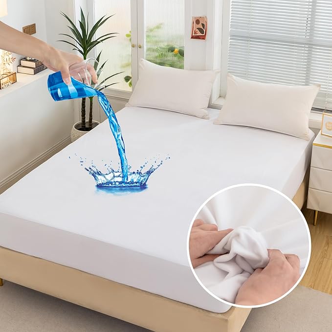 WATERPROOF MATTRESS PROTECTOR – PREMIUM 3-LAYER PROTECTION