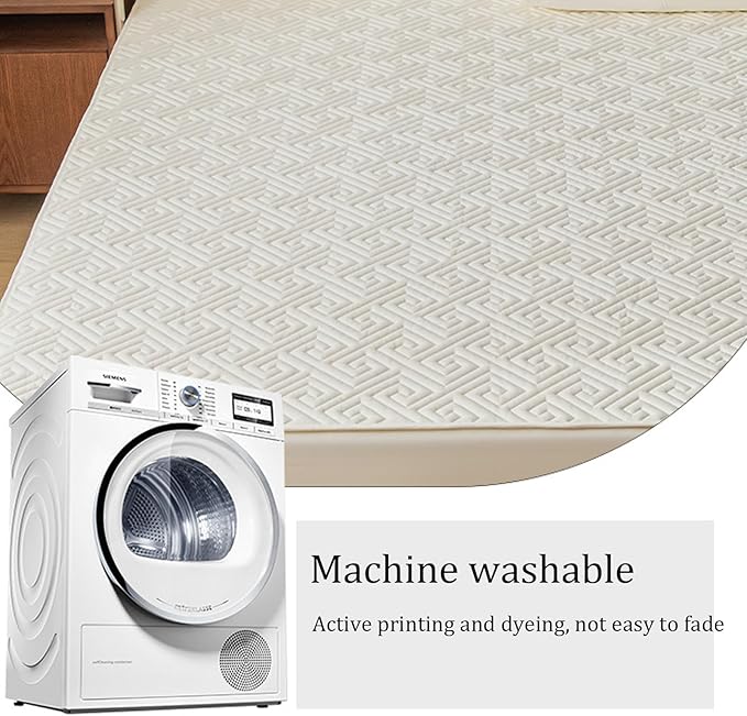 Waterproof Mattress Protector + 2 Pillow Case Set – Beige