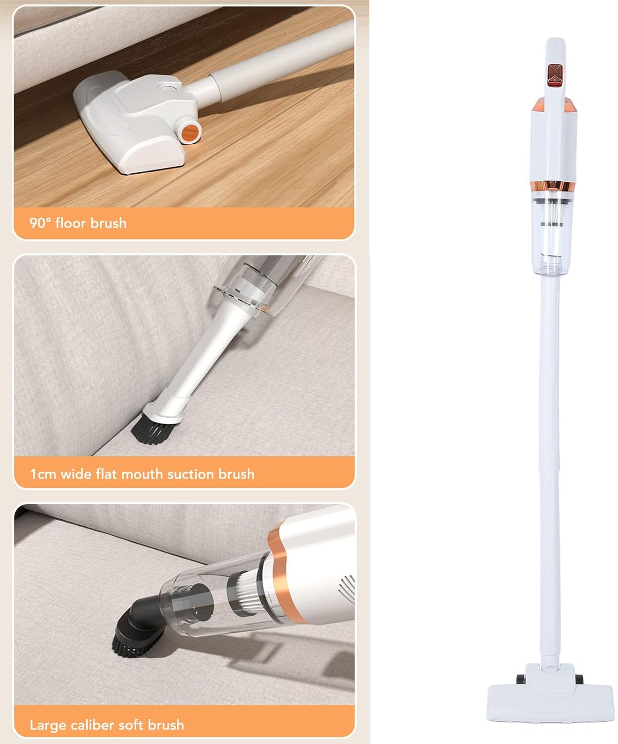 Cordless Handheld Vacuum Cleaner – 10,000Pa Powerful Suction Portable Mini Vacuum for Car & Home