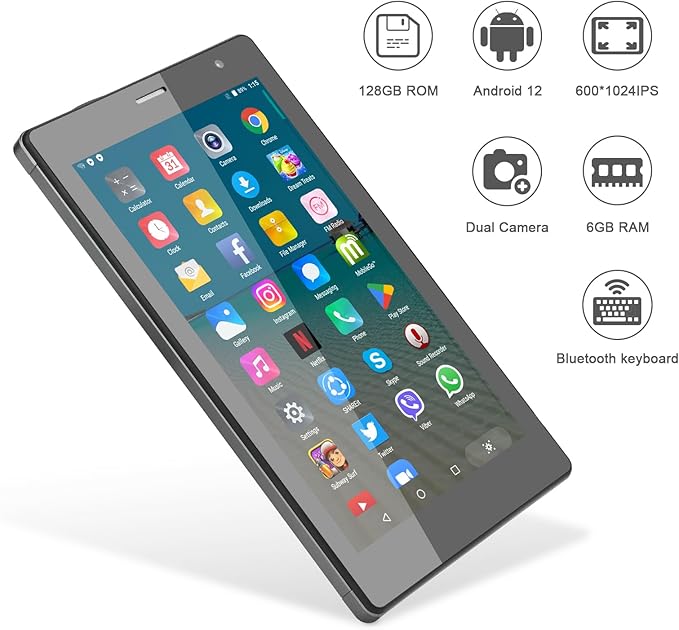 C idea 7 inch Tablet With 8GB RAM+512GB ROM with KEYBOARD