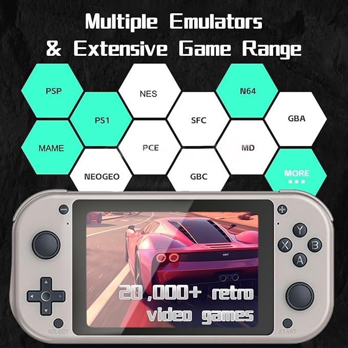 Azonee M17 Retro Handheld Game Console - 4.3