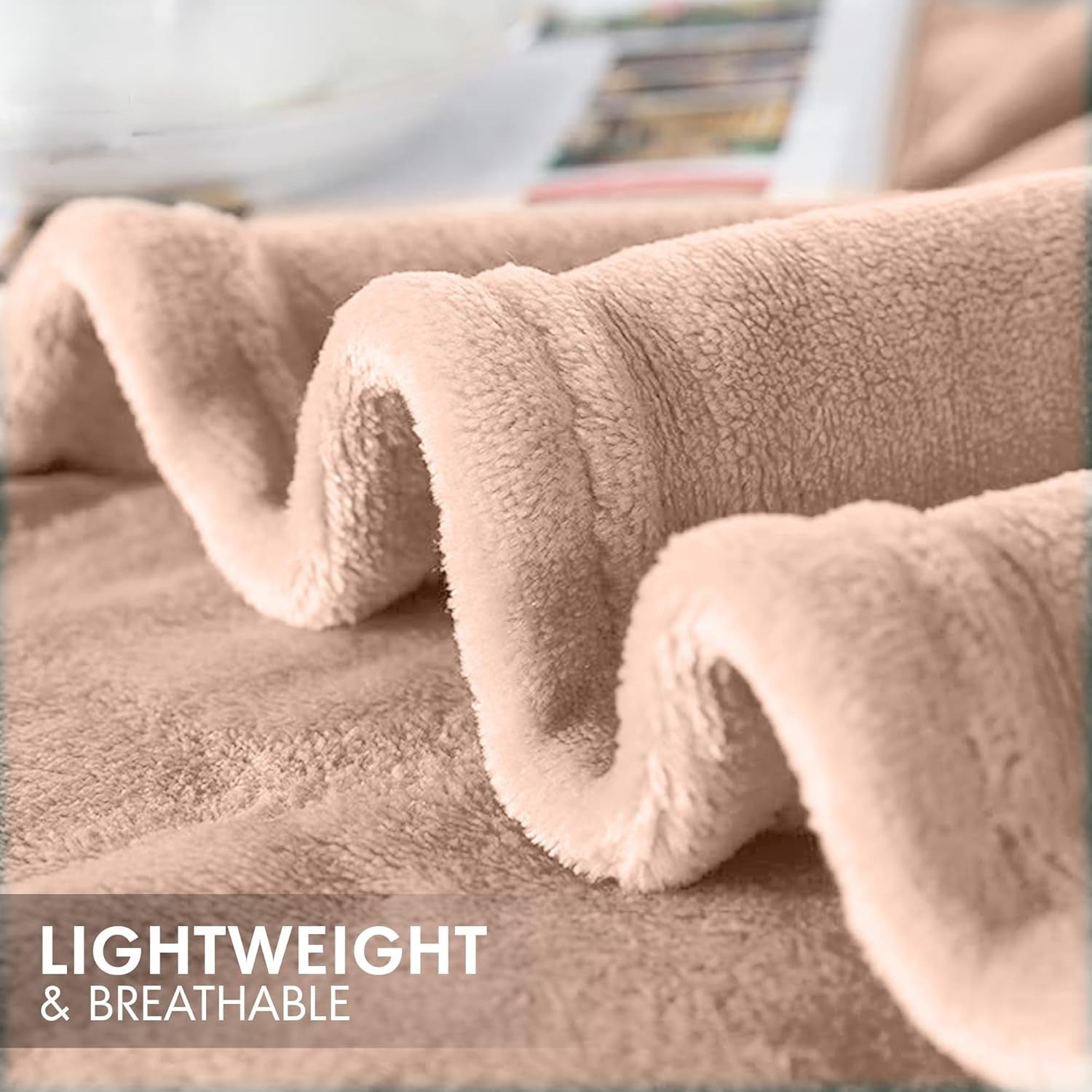 Soft Plush Blanket Collection – Multi-Color Selection