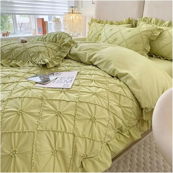 Luxury 6-Piece Bedding Set | 100% Premium Cotton - Green
