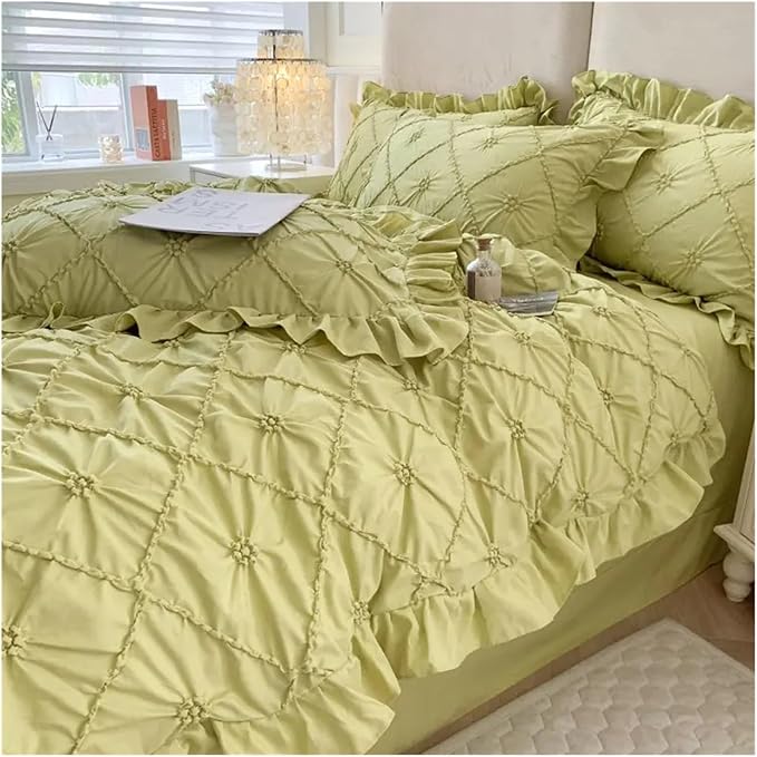 Luxury 6-Piece Bedding Set | 100% Premium Cotton - Green