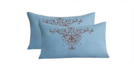 Luxury Comforter Set – 6PCS | SKY BLUE | 100% Premium Cotton Fabric