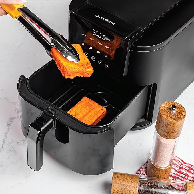 Nutricook Slim Air Fryer – 5 Presets + Clear Window