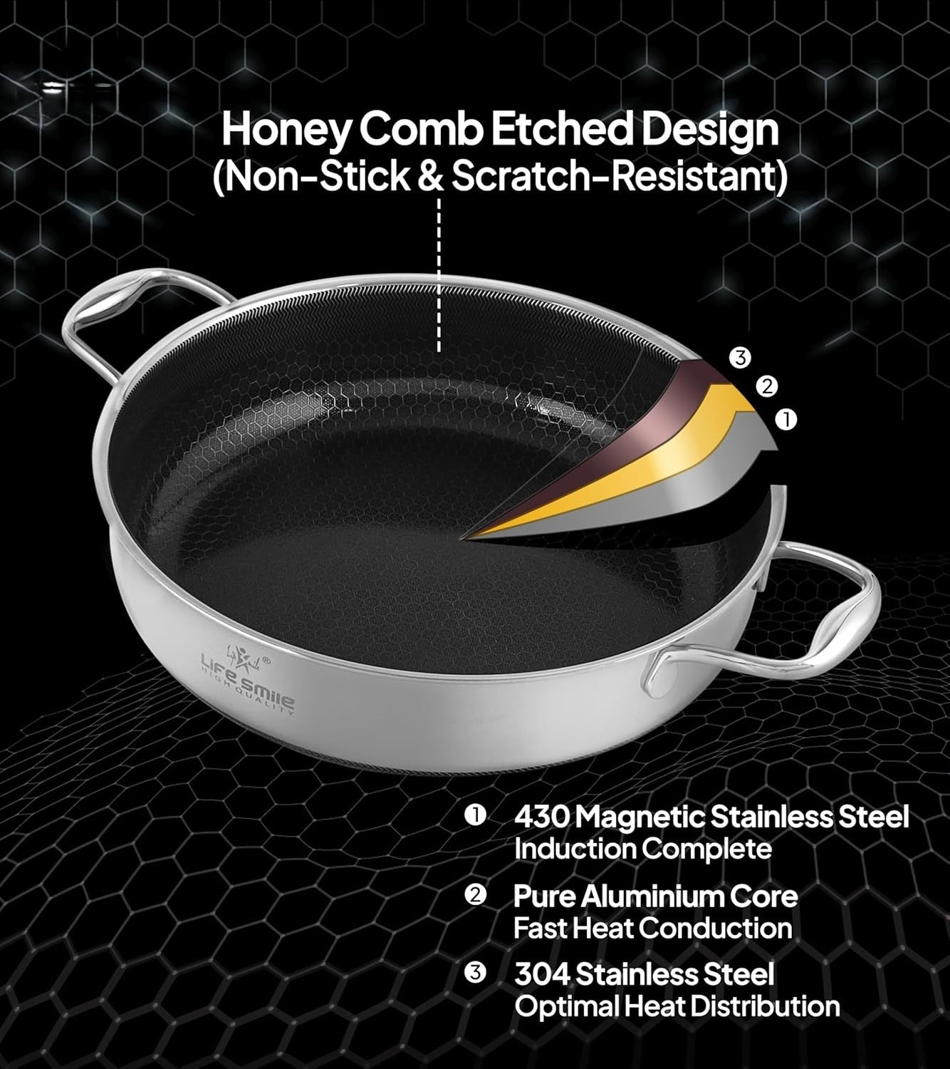 12-Piece Kitchen Cookware Set – Durable Non-Stick & Easy Clean