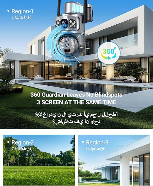 SolarGuard 8K Pro – 5G Triple-Lens AI Security System