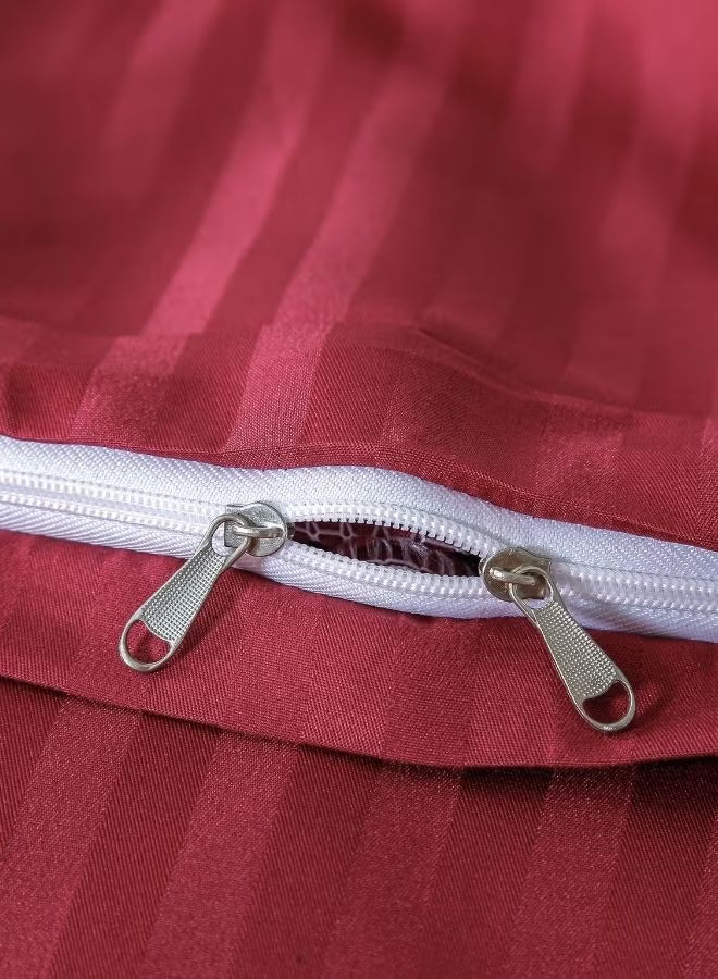 Premium King Size 6-Piece Bedding Set - Red Cherry